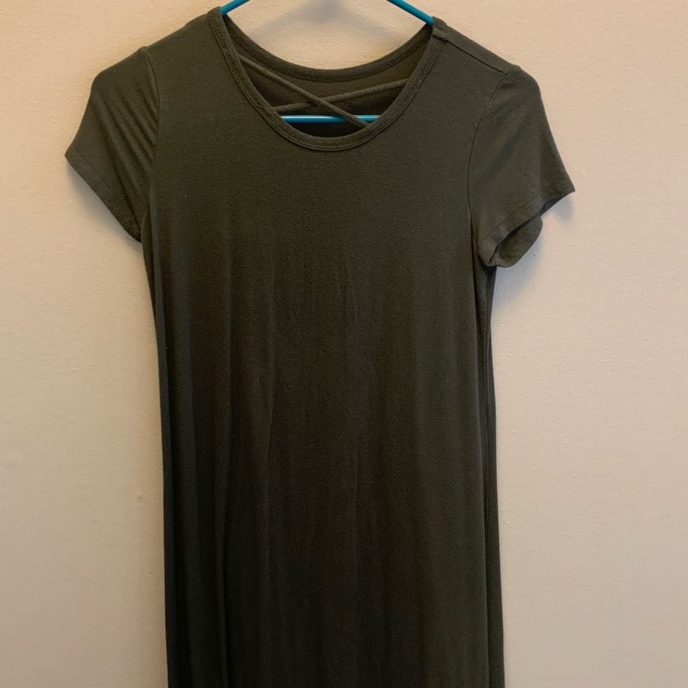 ⭐️✨3 for $15✨⭐️ Like New⭐️Moss Green Dress